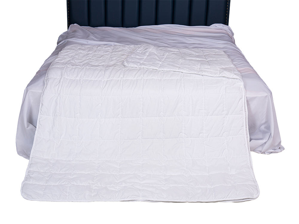 Eenvoudige geborstelde vier seizoenen quilt